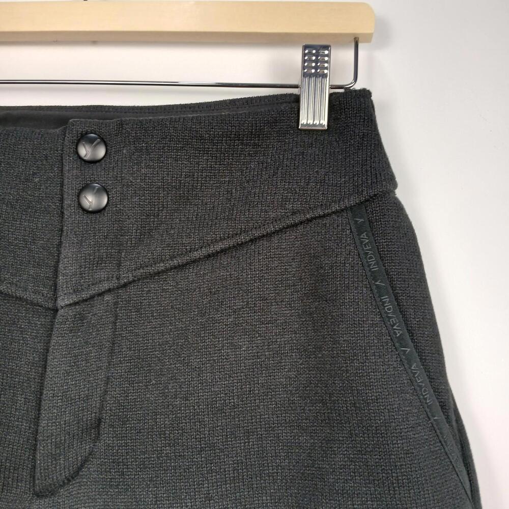 Indyeva Shorts Women Small Black Stretch Outdoor Hiking Travel Zip - Picture 3 of 9
